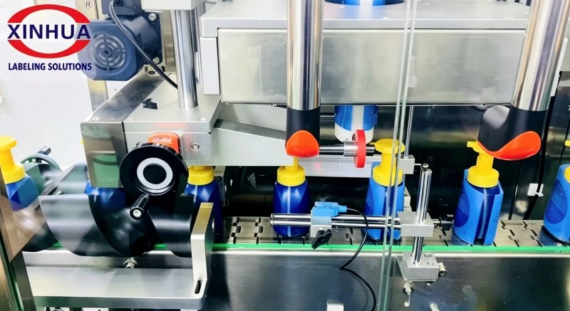 Post Filling Bottle Sleeve Labeling Machine